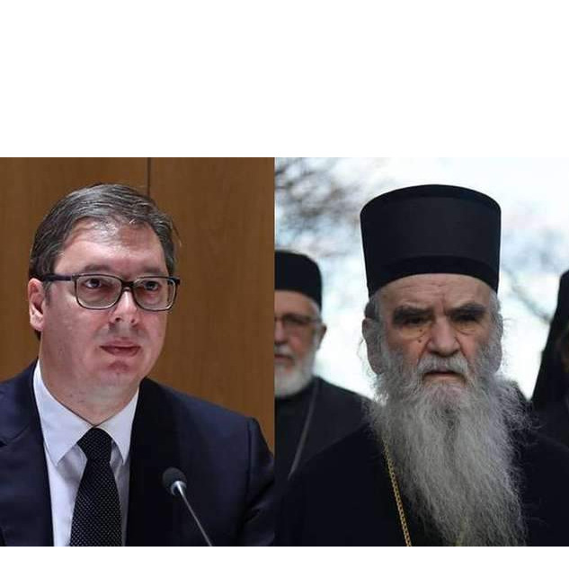 Dva ratna druga: Aleksandar Vučić i Amfilohije Radović
