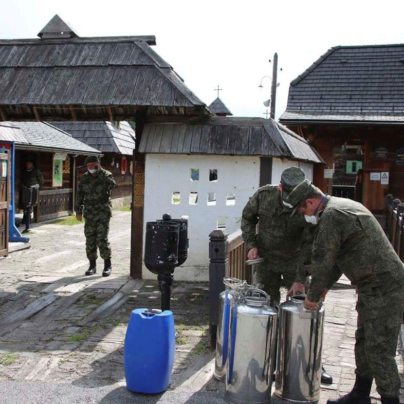 Iskrcavanje ruskih vojnika na Balkanu