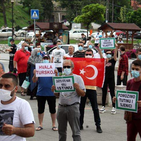 Protest "za vapaj, vazduh i život u Novom Pazaru, Sjenici i Tutinu"