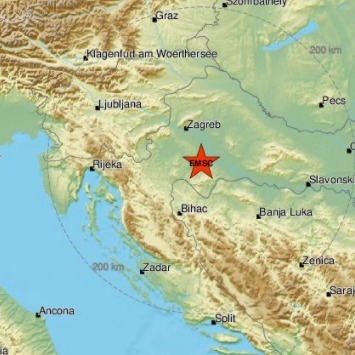 Snažan zemljotres kod Zagreba