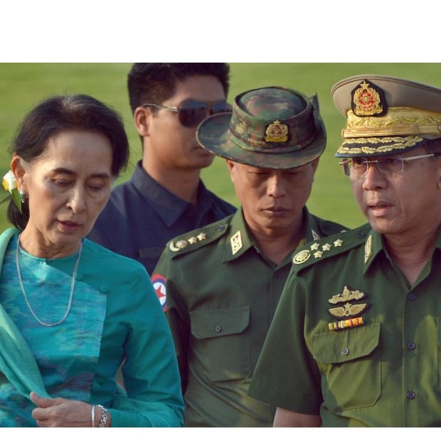 Vojni udar u Mijanmaru, Aung San Suu Kyi pritvorena