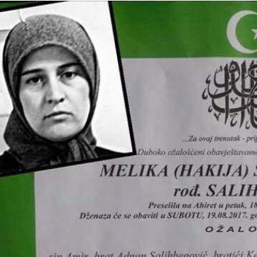In memoriam - Melika Salihbeg Bosnawi: Ja se radujem što odlazim svom Allahu!