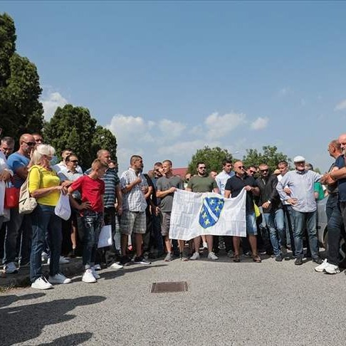 U Sarajevu protest zbog hapšenja Osmana Mehmedagića