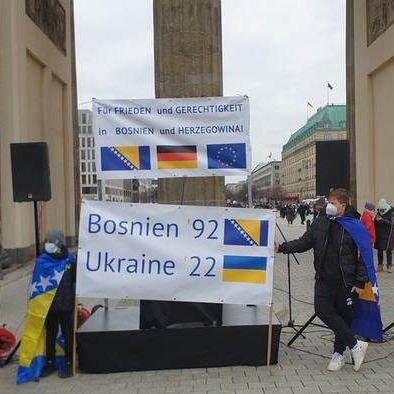 Bosanci na protestima u Njemačkoj: Ukrajina bi se mogla ponoviti i u BiH
