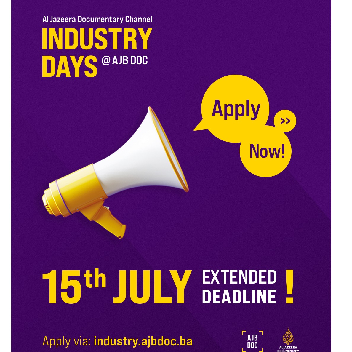    Al Jazeera Documentary Industry Days @ AJB DOC – Produžen poziv za projekte! 