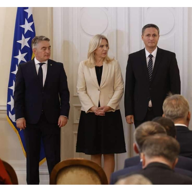 Bećirović, Komšić i Cvijanović položili svečanu zakletvu
