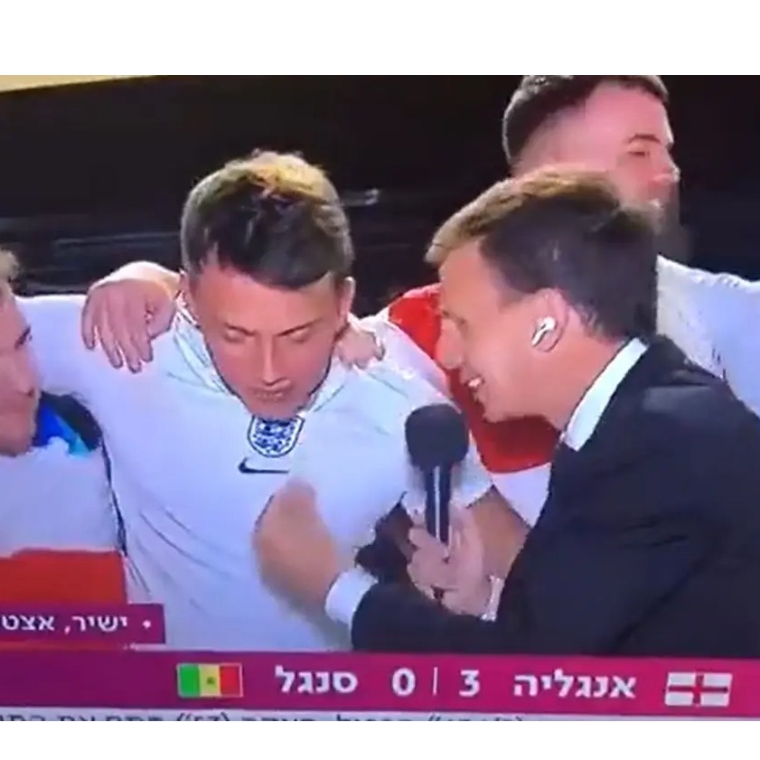 Svaka čast: Engleski navijač na izraelskoj TV uzviknuo: „Slobodna Palestina!“