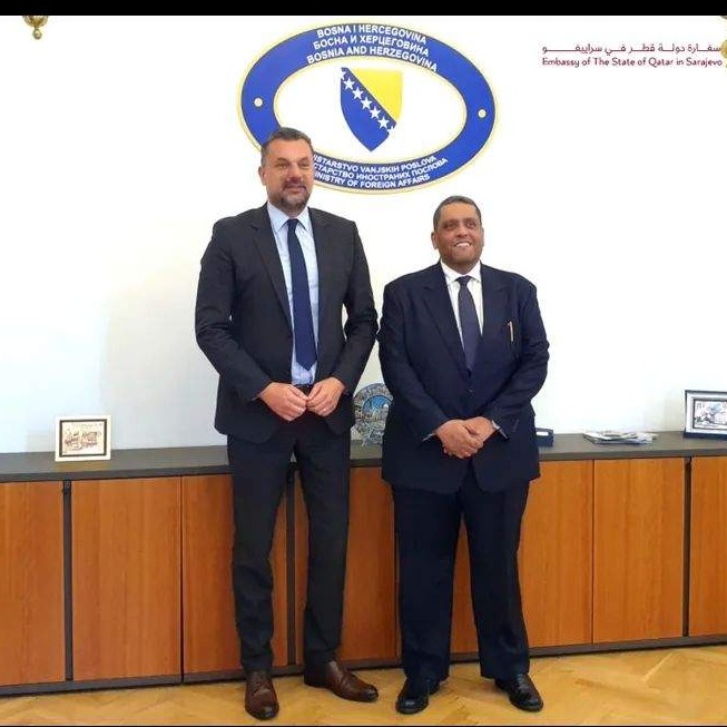 Konaković primio u oproštajnu posjetu ambasadora Katara