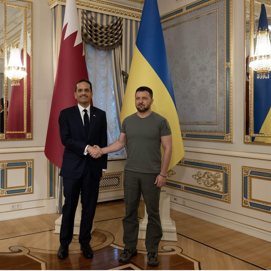 Premijer Katara se susreo sa Zelenskim: Doha će pružiti 100 miliona dolara pomoći Ukrajini