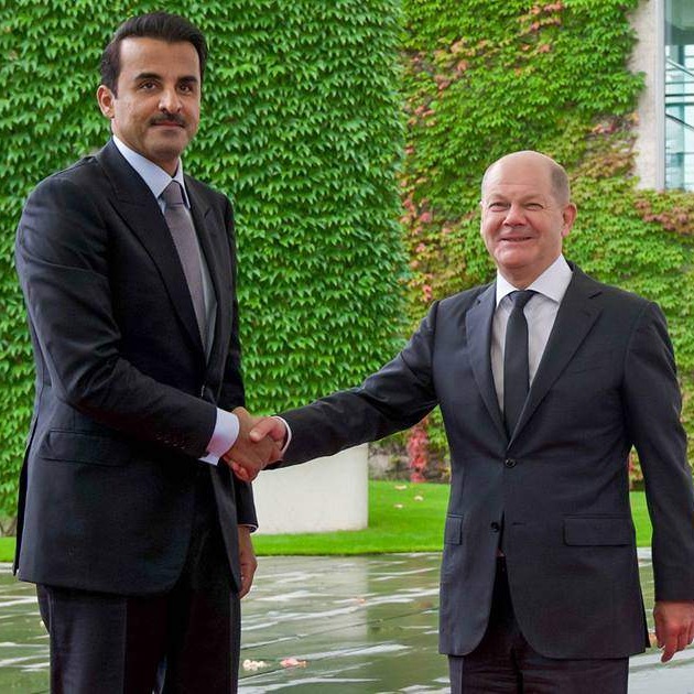 Katarski emir Al-Thani sa njemačkim kancelarom Scholzom: Ubijanje civila mora prestati