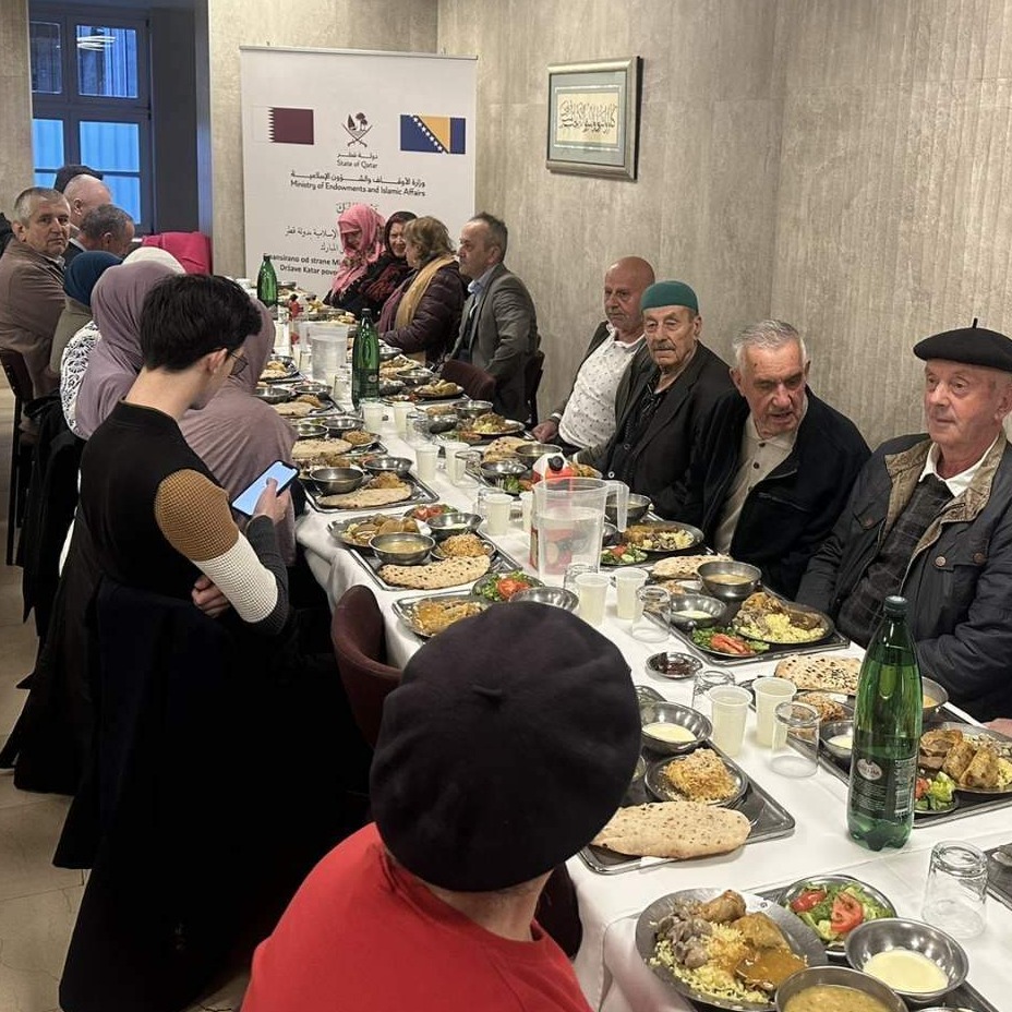 Saradnja s Uredom za društvenu brigu IZBiH: Država Katar osigurala iftar za 130 osoba u Sarajevu