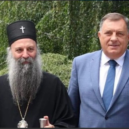 Bursać: Sveti Milorad Dodik i njegov apostol Porfirije