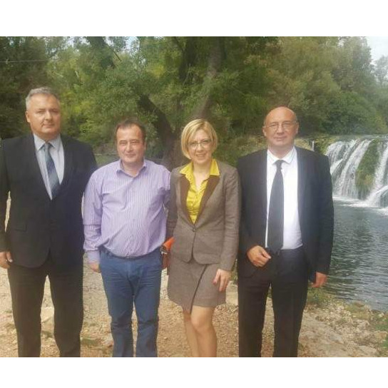 Federalni ministri Đapo, Vujanović i Drljača posjetili slapove Koćuše 