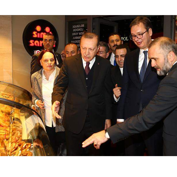 Turski privrednik ugostio Erdogana i Vučića u Beogradu