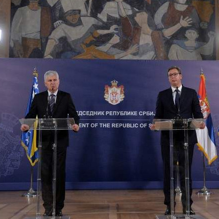 Čović u Beogradu pohvalio srpsku i najavio hrvatsku deklaraciju o "opstanku hrvatskog naroda"