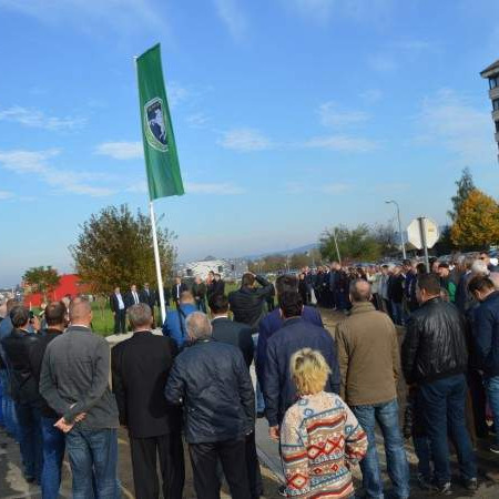 Na putu 5. korpusa Armije RBiH podignuta ratna zastava "Sile nebeske" 