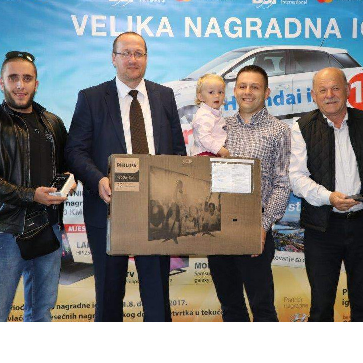 Uručene nagrade dobitnicima drugog kruga nagradne igre BBI Banke i Mastercarda