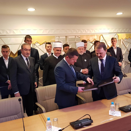 Potpisan protokol o dovršetku izgradnje sjedišta Rijaseta IZ BiH (Video)