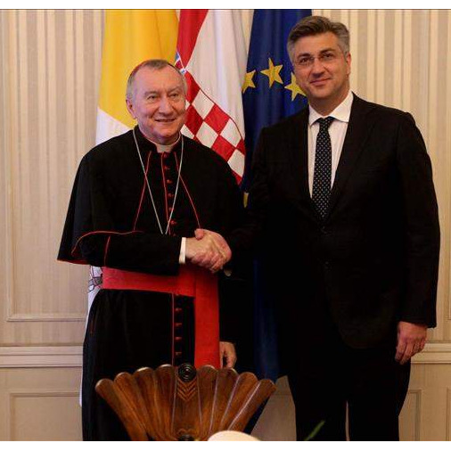 Plenković s državnim tajnikom Vatikana o položaju Hrvata u BiH 