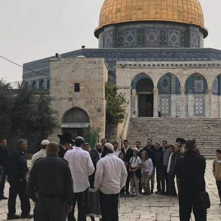 Izraelski doseljenici u kompleksu džamije al-Aqsa obavili talmudske obrede