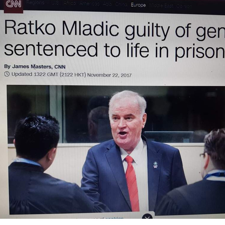 Svjetski mediji o presudi Mladiću: "Ratni gospodar i" dobio zasluženu kaznu