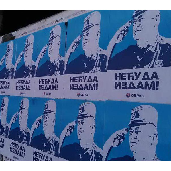 Beograd osvanuo oblijepljen plakatima sa likom Ratka Mladića