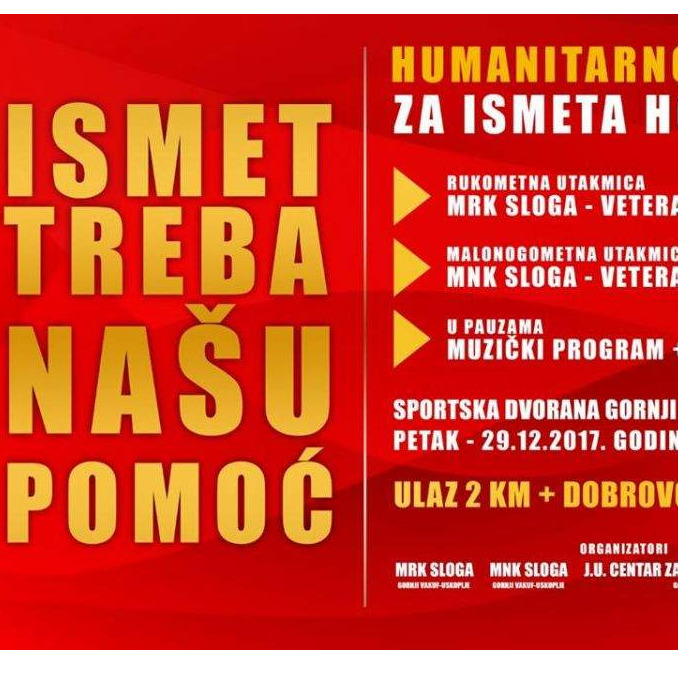 U petak Humanitarno večer za Ismeta Hodžića 