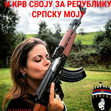 "Srbska čast" ima oružje: Krv svoju za Republiku Srpsku moju