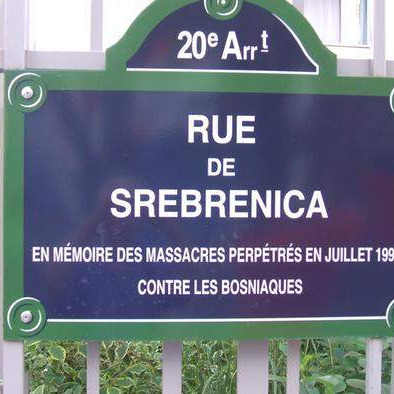"Ulica Srebrenica" u francuskoj metropoli