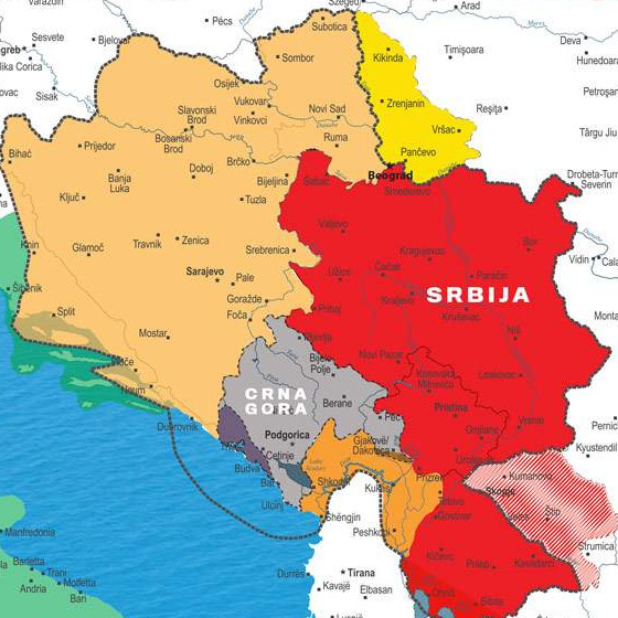 Srbijanski magazin objavio kartu tzv. „Velike Srbije“