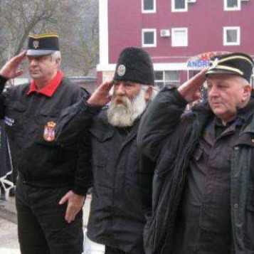 Postrojavanje Ravnogorskog četničkog pokreta u Višegradu 