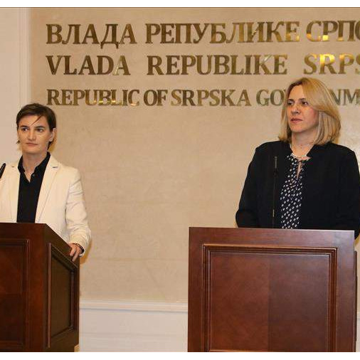 Brnabić u Banjaluci: Prioritet otvaranje mosta Bratunac - Ljubovija