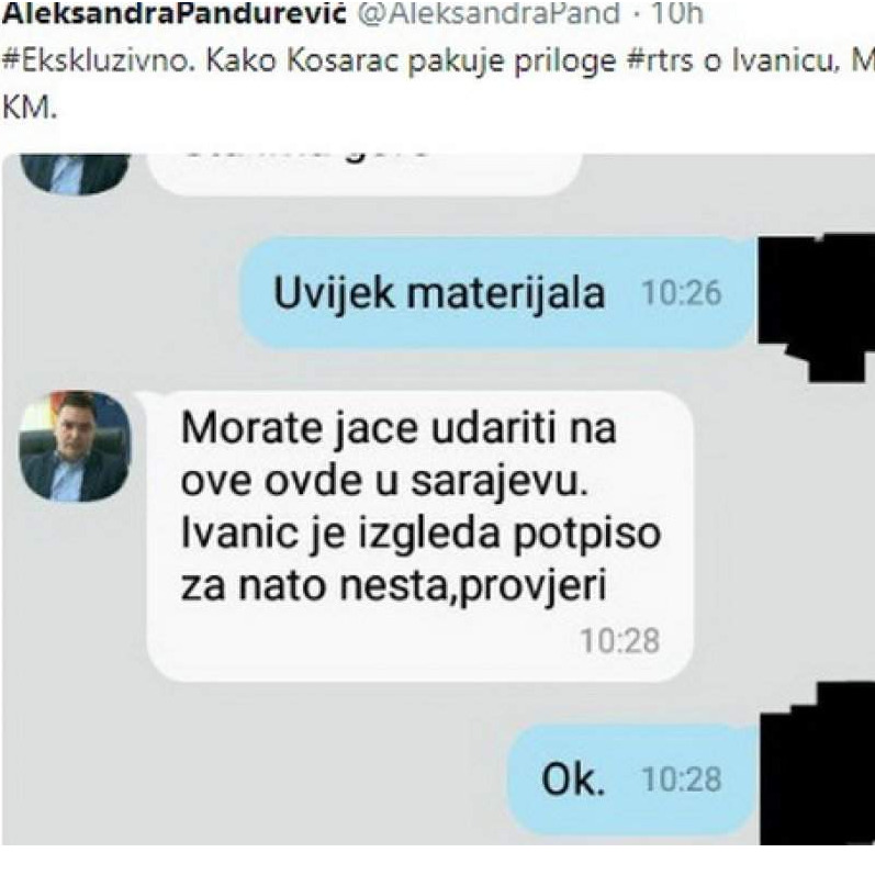 Slučaj "Viber" | SDP: Košarac treba da svoj telefon dostavi na stručnu ekspertizu