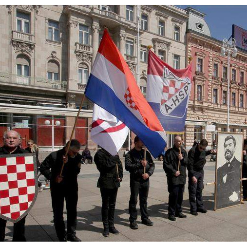 Na Vasrks |Crne uniforme marširaju centrom Zagreba