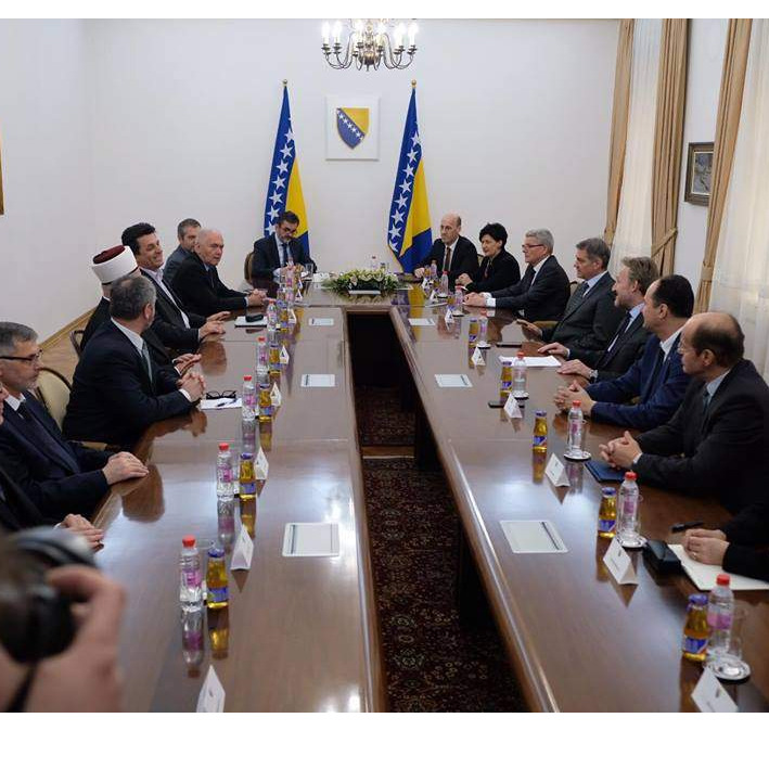 Sastanak Izetbegovića i predstavnika IZ BiH i dijela izvršne vlasti