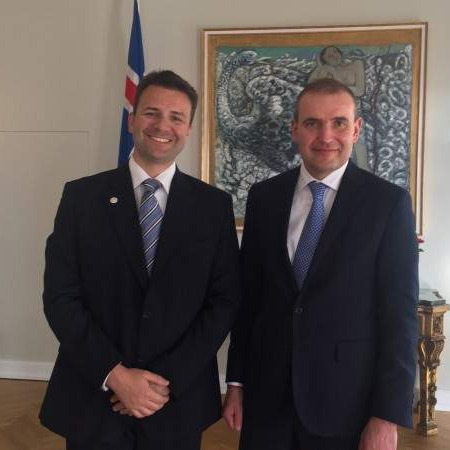 Ambasador Makarević uručio akreditivna pisma predsjedniku Islanda 