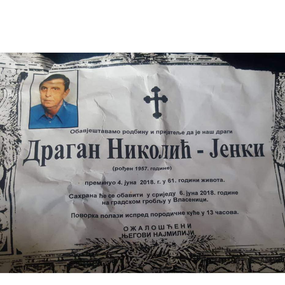Umro ratni zločinac Dragan Nikolić Jenki