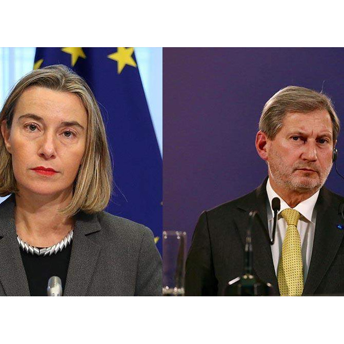 Mogherini i Hahn: Srebrenica podsjeća na jedan od najmračnijih momenata čovječanstva