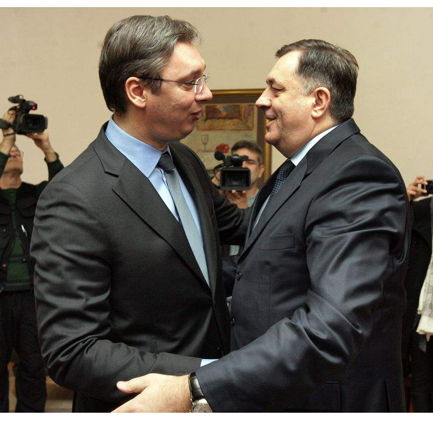 Dodik kod Vučića: Orićeve izjave su uznemirujuće za naš narod