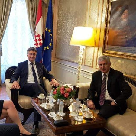 Čović dao podršku Plenkoviću za izgradnju Pelješkog mosta