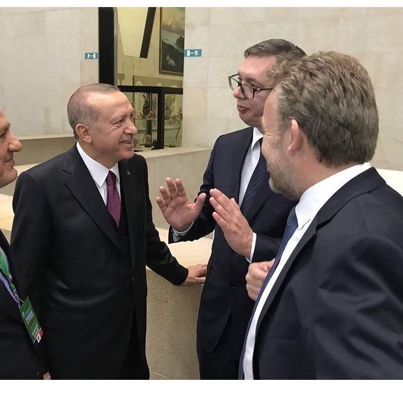  Vučić i Izetbegović u Parizu s Erdoganom