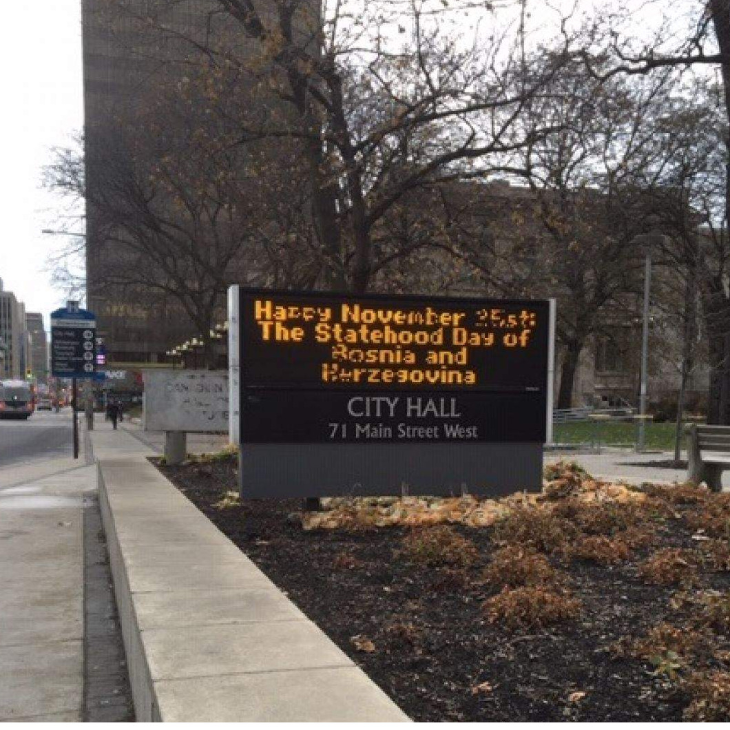 Dan državnosti BiH u Kanadi: Posvećenost Bosanaca slobodi je primjer svijetu