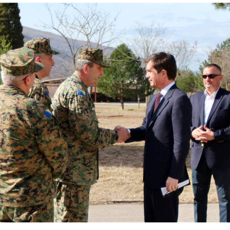 Spremni za NATO: Ambasador Nelson dao podršku pripadnicima Oružanih snaga BiH