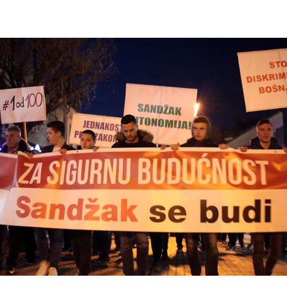 Novi Pazar: Protest protiv vlasti u Srbiji, organizator SDA Sandžaka (Video)
