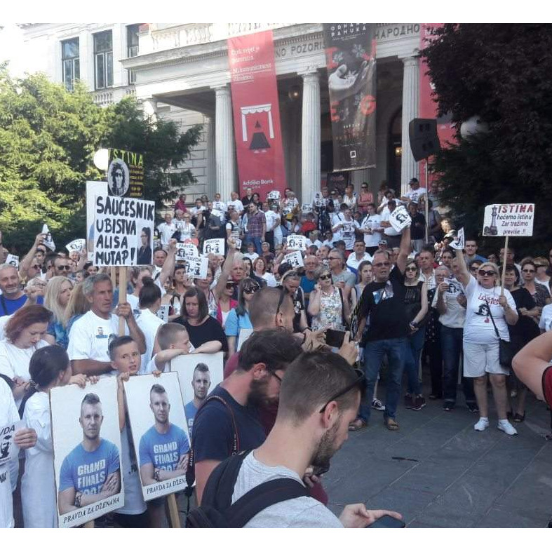 Protesti u Sarajevu: Muriz poručio ponovo da zna ime ubice, ali ga neće reći!