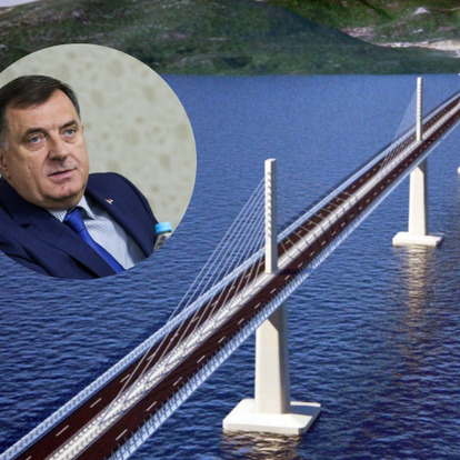 Hrvatski mediji: Dodik ima jako dobre razloge zašto brani Pelješki most