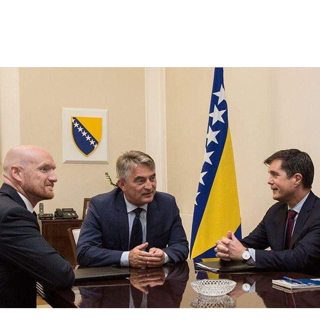 Komšić s Nelsonom i Fieldom: Ima li NATO puta za BiH?