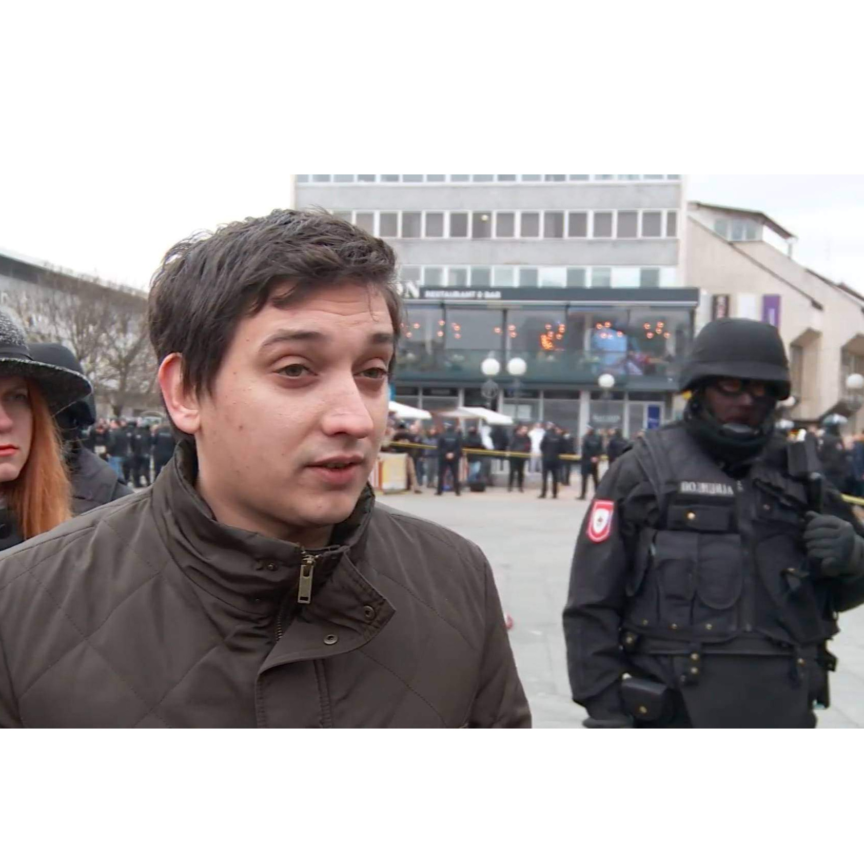 Stefan Blagić priveden nakon što je odbio da postupi po policijskom naređenju