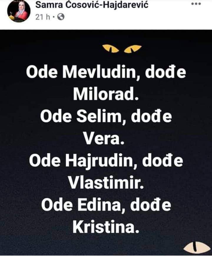 press.jpg - SDP: Sram da vas bude zastupnice SDA - Samra Ćosović-Hajdarević!