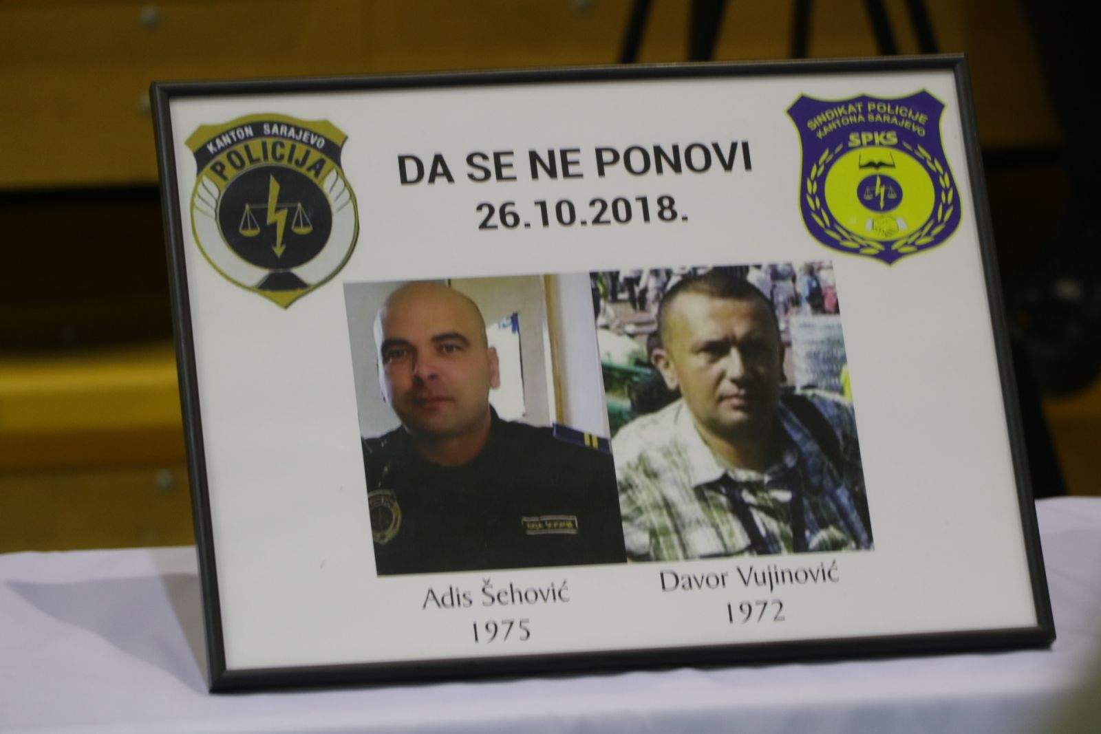 Godišnjica ubistva sarajevskih policajaca Adisa i Davora